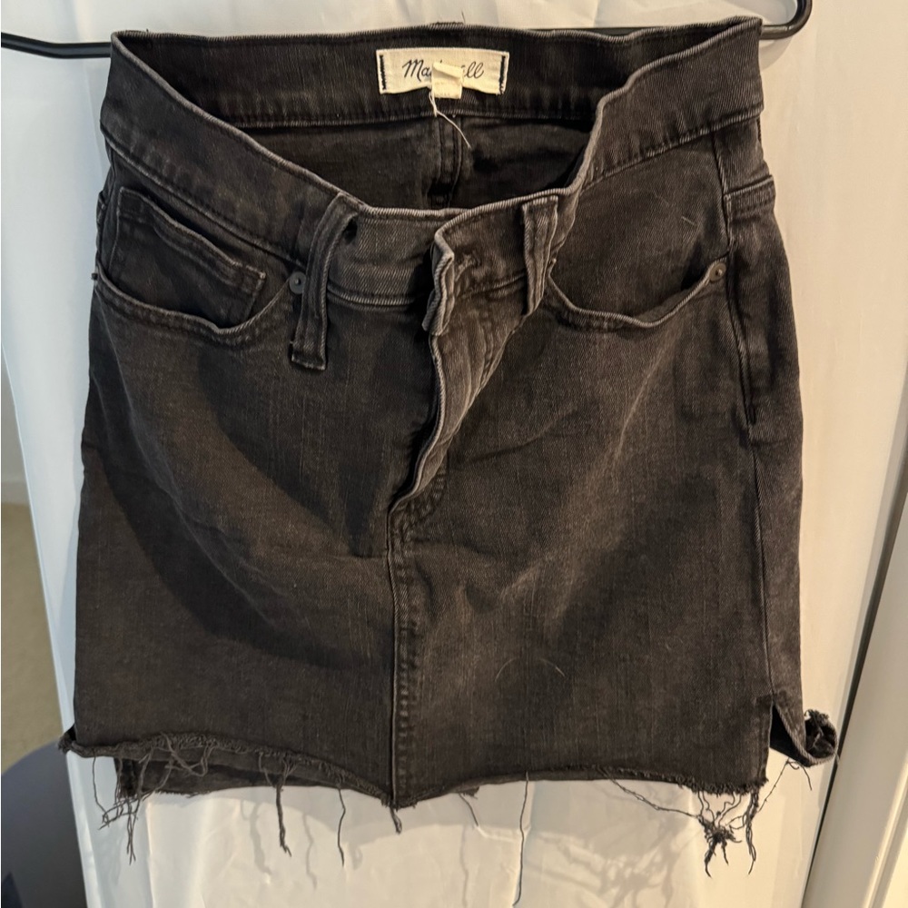 Madewell denim skirt
